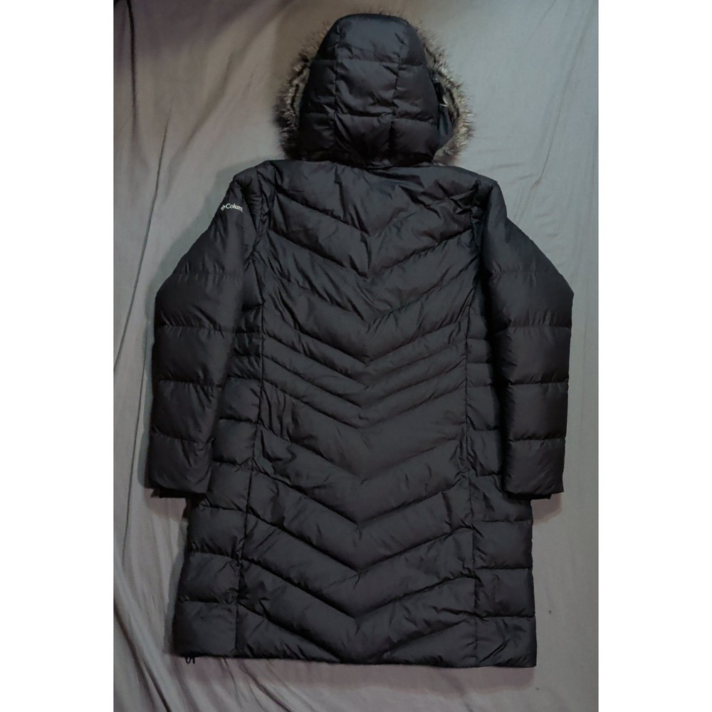 Columbia Down Parka Puffer Jacket Womens Size XL Quilted Granola Preppy Gorpcore - Picture 2 of 9